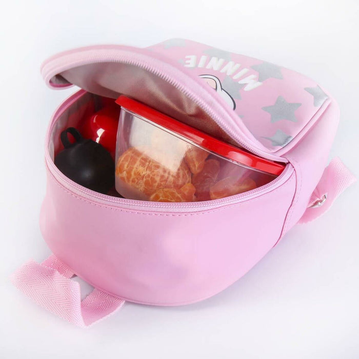 Ghiozdan Minnie Mouse Roz (18 x 10 x 21 cm)