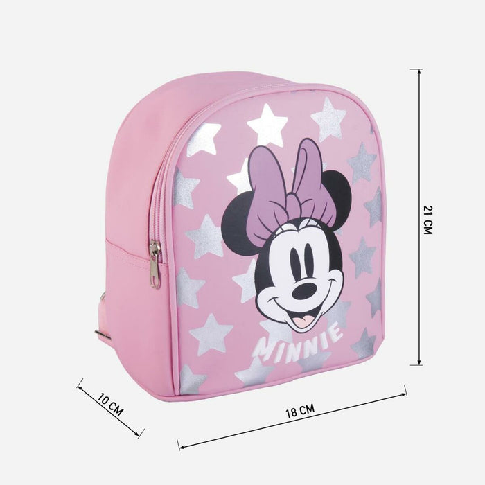 Ghiozdan Minnie Mouse Roz (18 x 10 x 21 cm)