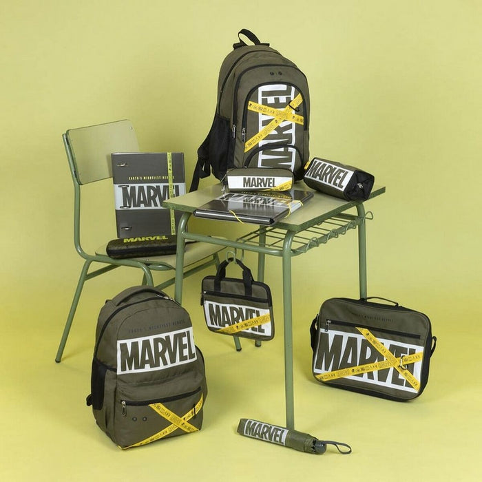 Servietă pentru Laptop Marvel Verde inchis 18 x 2 x 25 cm
