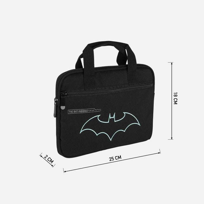 ghiozdan de școală Batman Negru (18 x 2 x 25 cm)