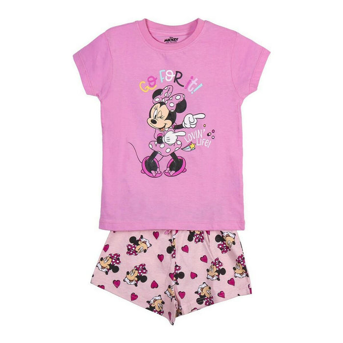 Pijamaua de Vară Minnie Mouse Roz