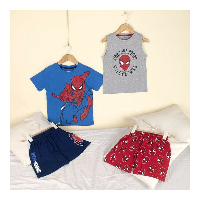 Pijamaua de Vară Spider-Man Gri