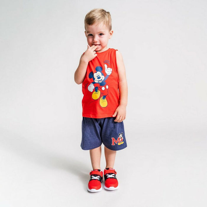 Pijamaua de Vară Mickey Mouse Roșu