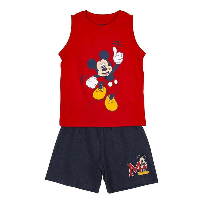 Pijamaua de Vară Mickey Mouse Roșu