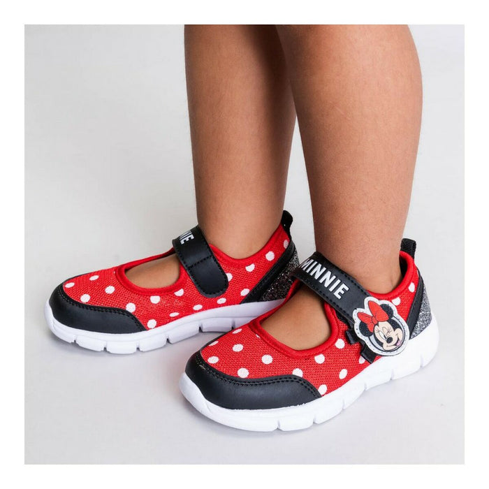 Pantofi de balerina pentru fată Minnie Mouse Roșu