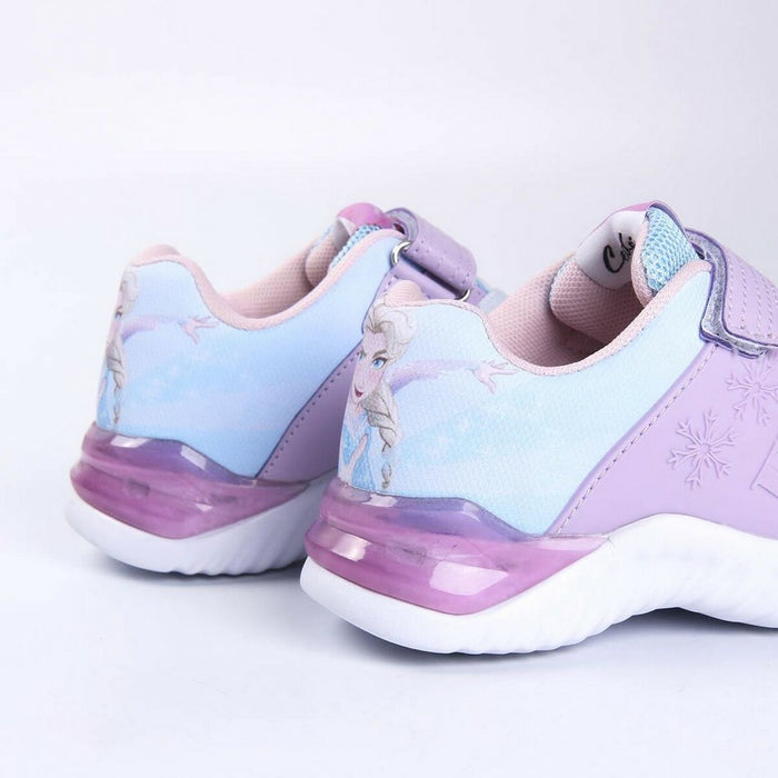 Adidași cu LED Frozen Elsa Albastru