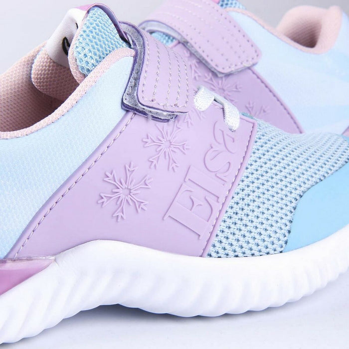 Adidași cu LED Frozen Elsa Albastru