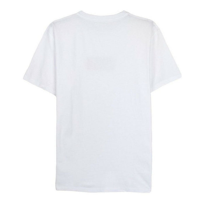 Tricou cu Mânecă Scurtă Bărbați Marvel Alb Adulți