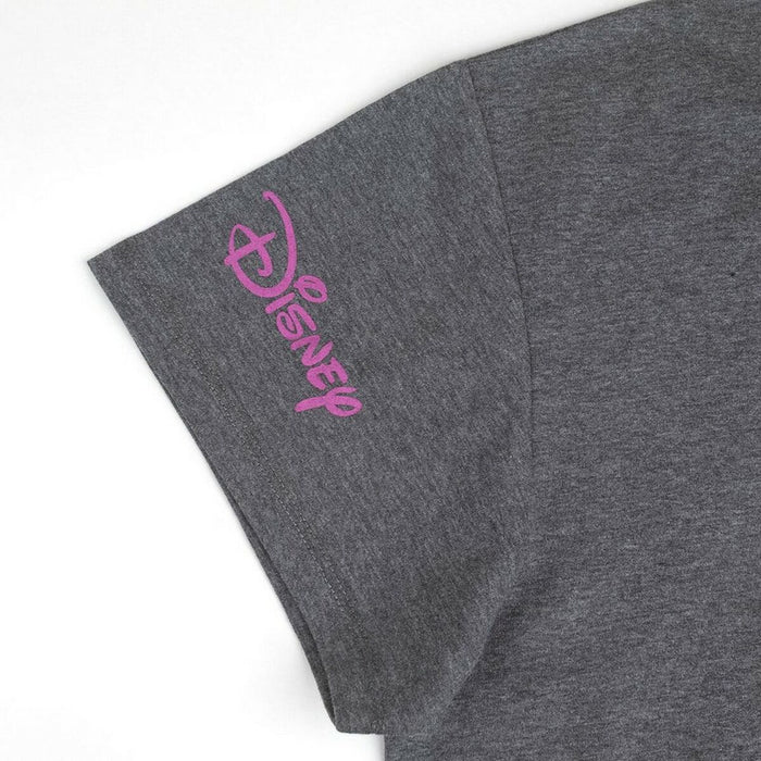Tricou cu Mânecă Scurtă Femei Stitch Gri închis Gri