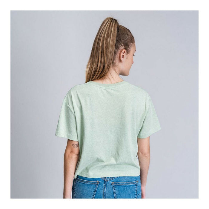 Tricou cu Mânecă Scurtă Femei Friends Verde deschis