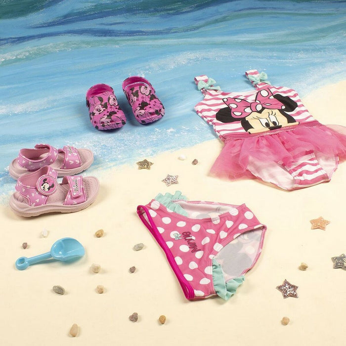 Costum de Baie Fete Minnie Mouse Roz