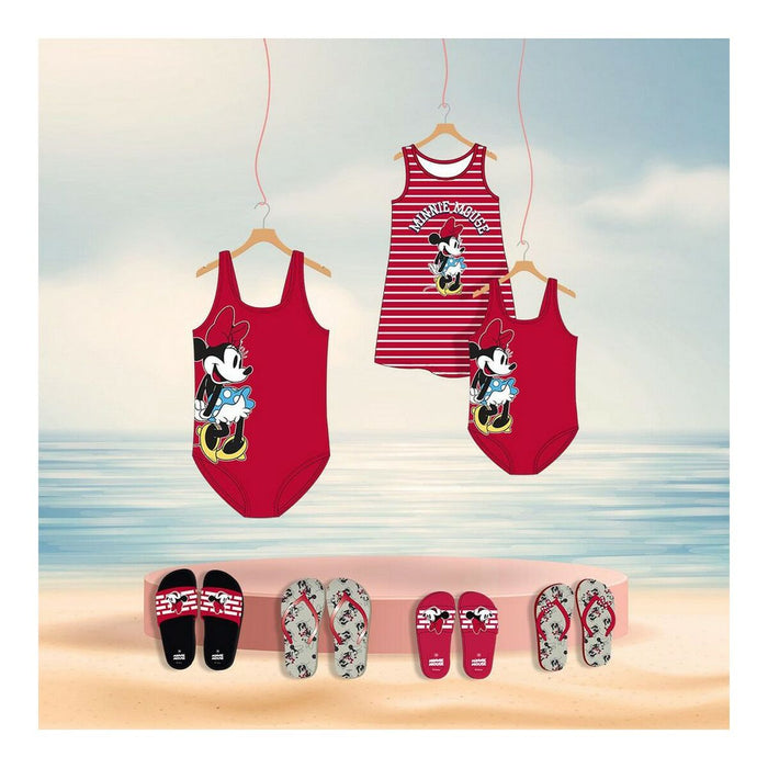 Costum de Baie Femei Minnie Mouse Roșu