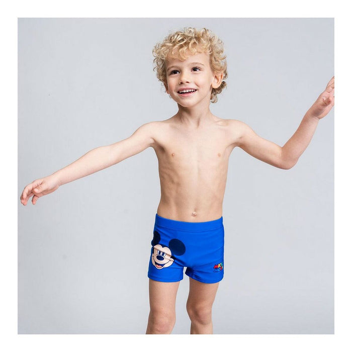 Costumul de Baie Boxer Pentru Copii Mickey Mouse Albastru