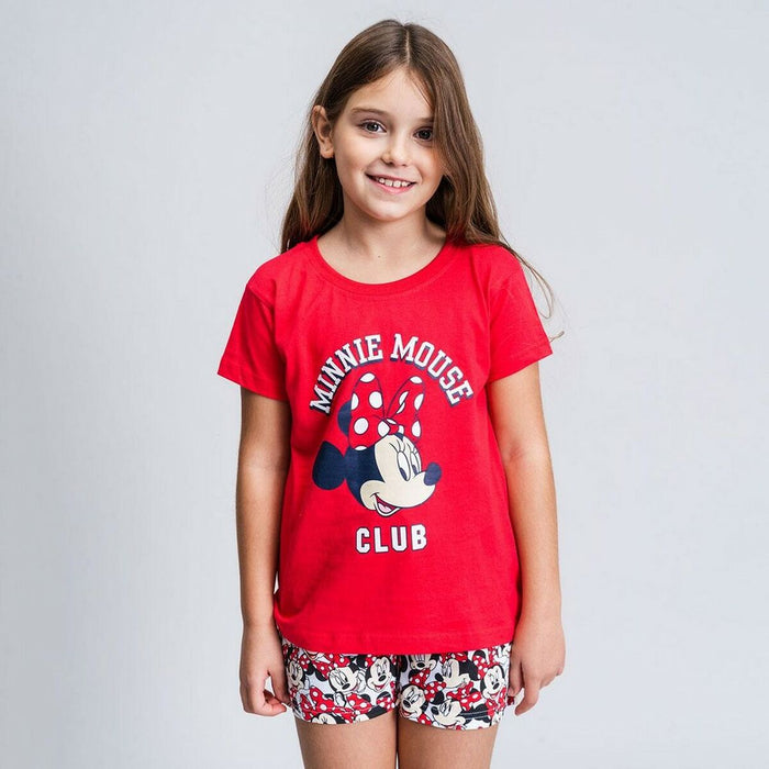 Pijamaua de Vară Minnie Mouse Roșu