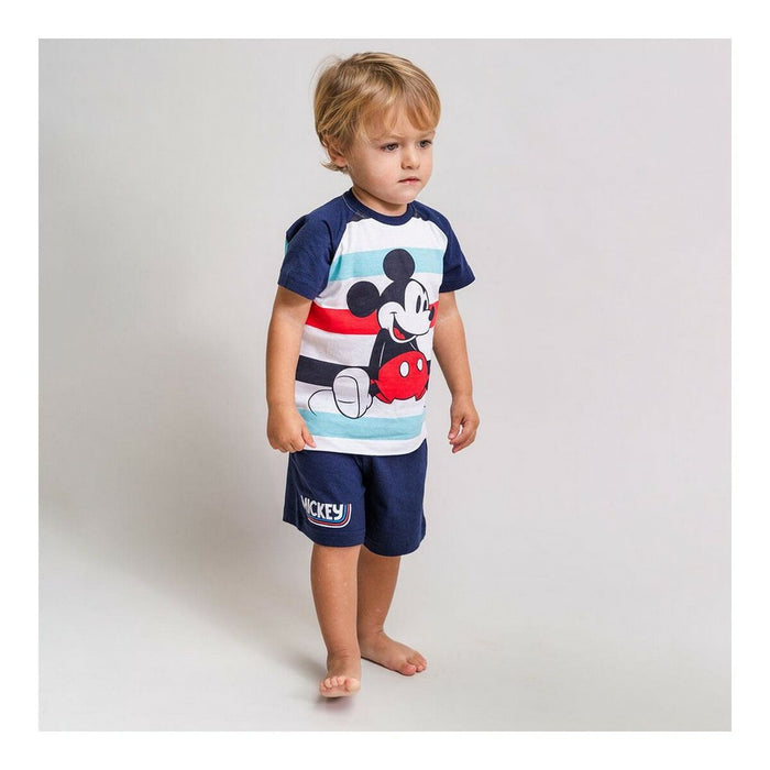 Pijamaua de Vară Mickey Mouse Albastru