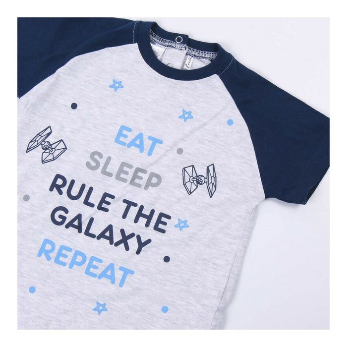 Pijamaua de Vară Star Wars Albastru