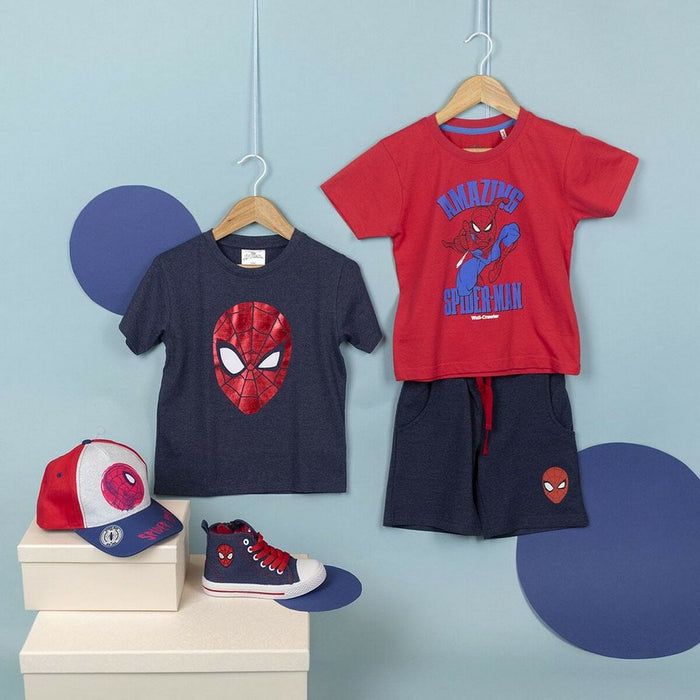 Set de lenjerie/haine Spider-Man Roșu Albastru