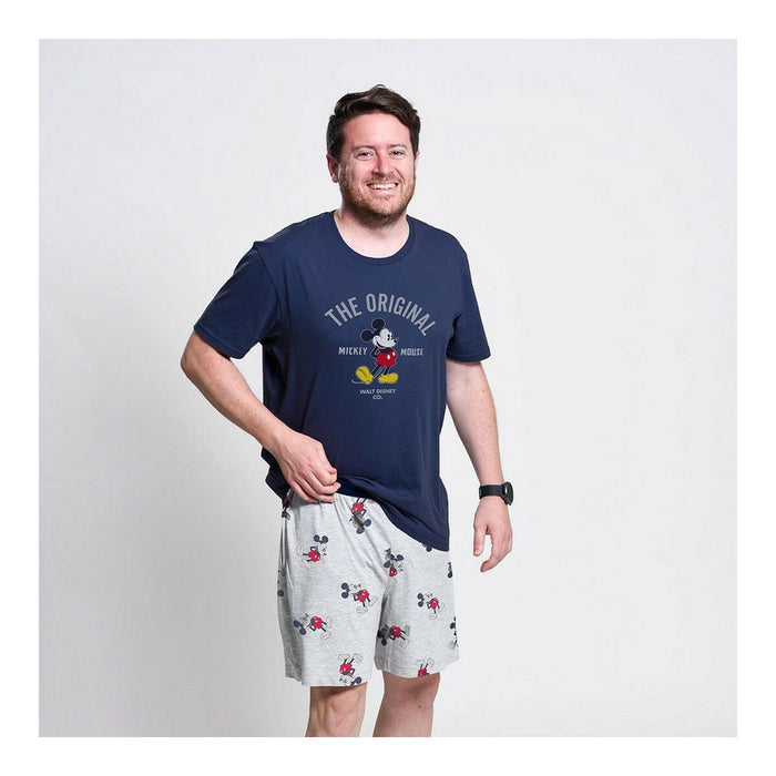 Pijama Mickey Mouse Albastru închis (Adulți) Bărbați