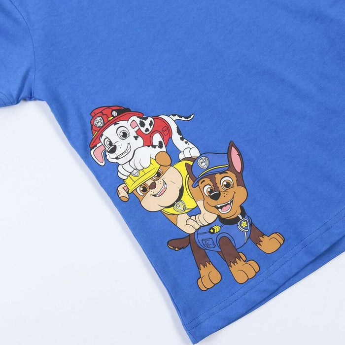 Tricou cu Mânecă Scurtă The Paw Patrol Albastru