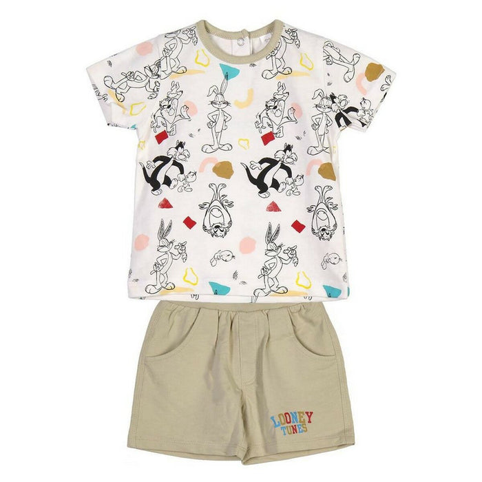 Set de lenjerie/haine Looney Tunes Ocru