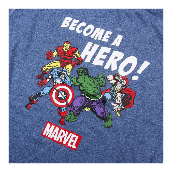 Pijama Infantil Marvel Gri
