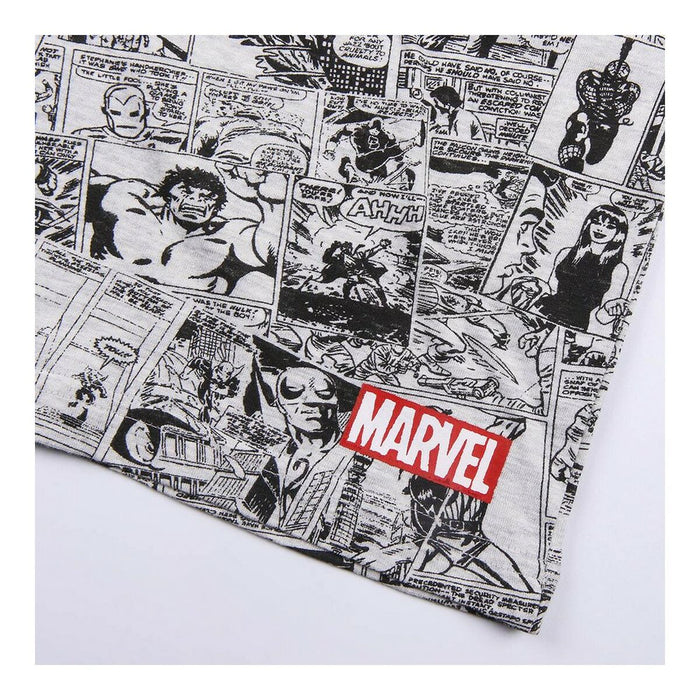 Pijama Infantil Marvel Gri