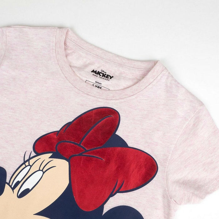 Tricou cu Mânecă Scurtă pentru Copii Minnie Mouse Roz