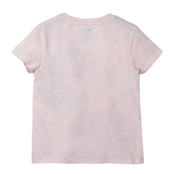 Tricou cu Mânecă Scurtă pentru Copii Minnie Mouse Roz