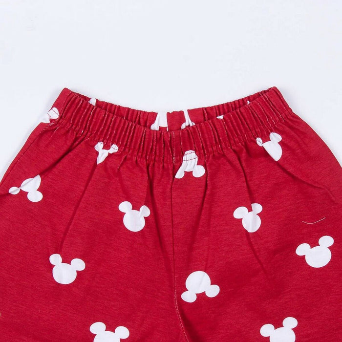 Pijamaua de Vară Mickey Mouse Roșu Gri