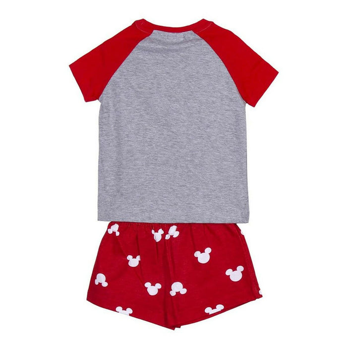 Pijamaua de Vară Minnie Mouse Roșu Gri