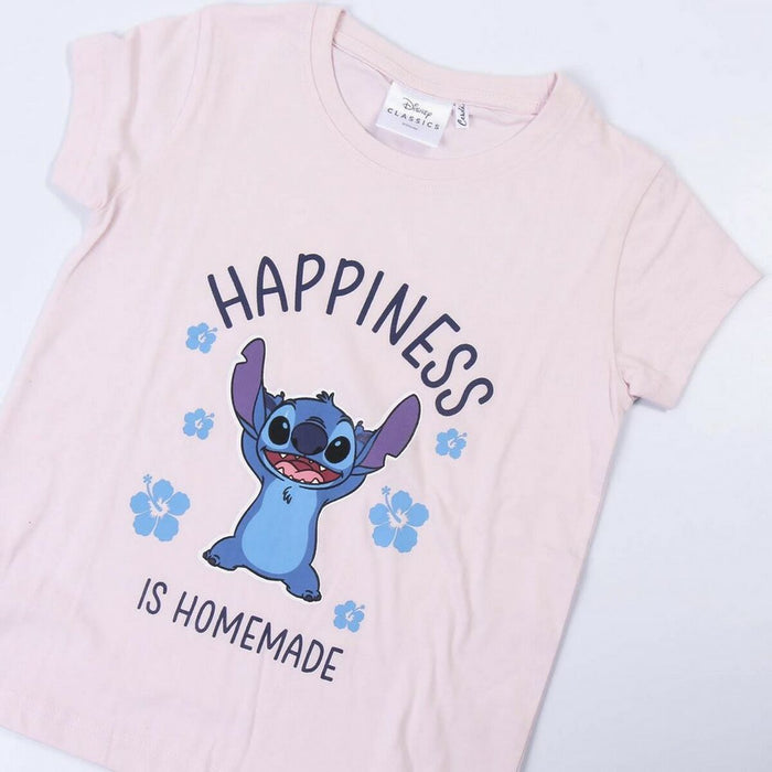 Pijamaua de Vară Stitch Albastru
