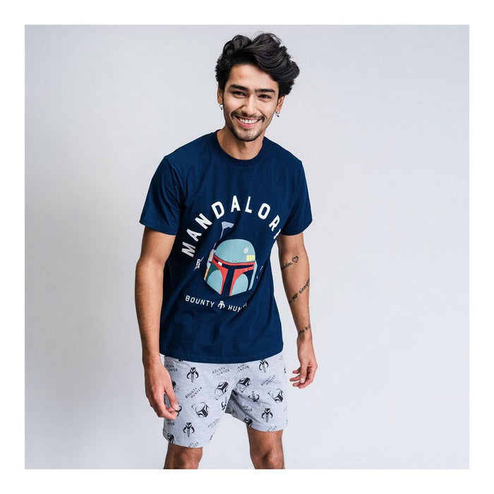 Pijama Boba Fett Albastru închis (Adulți) Bărbați