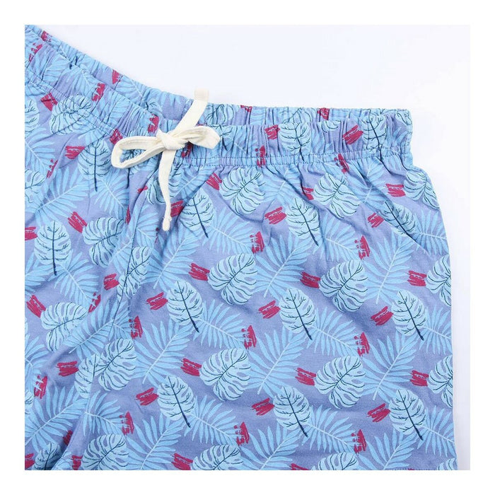 Pijama Stitch Femeie Albastru