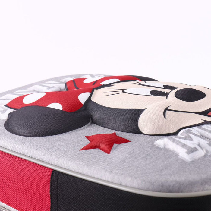 Ghiozdan Minnie Mouse Roșu (25 x 31 x 10 cm)