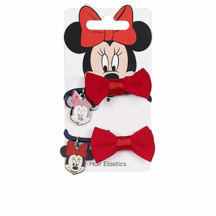 Elastice de Păr Inca Elásticos Lazo Disney 2 Unități Fundă Albastru Roșu (2 Unități)