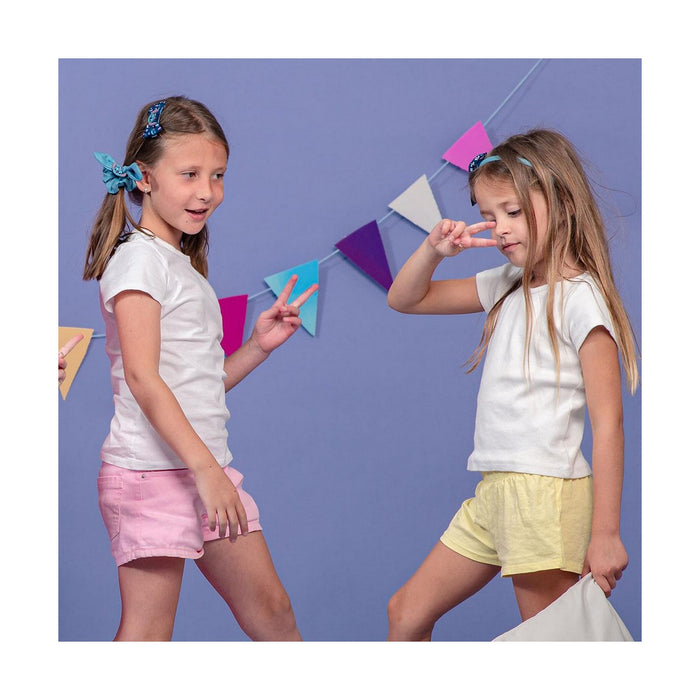 Elastic pentru Păr Stitch Albastru 2 Unități