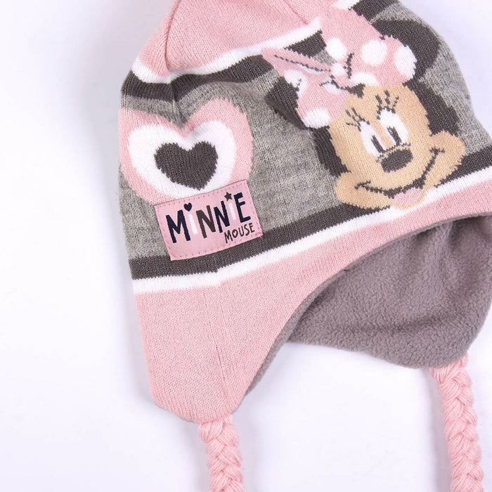 Căciulă pentru Copii Minnie Mouse Roz (Mărime unică)