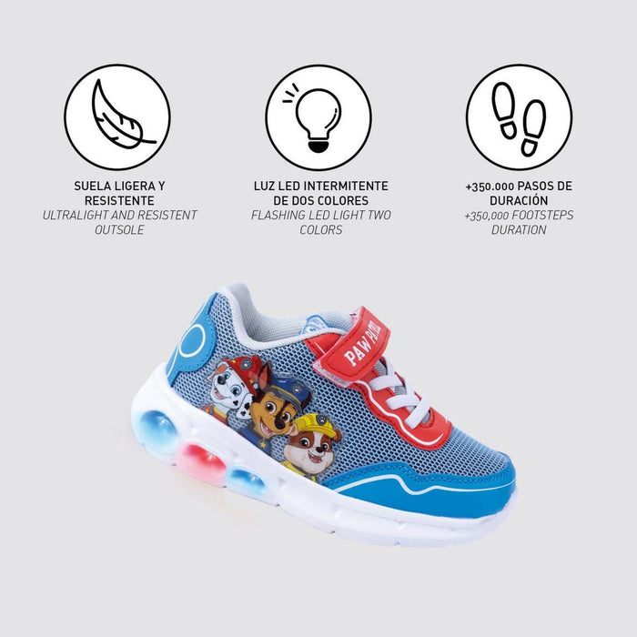 Adidași cu LED The Paw Patrol Albastru