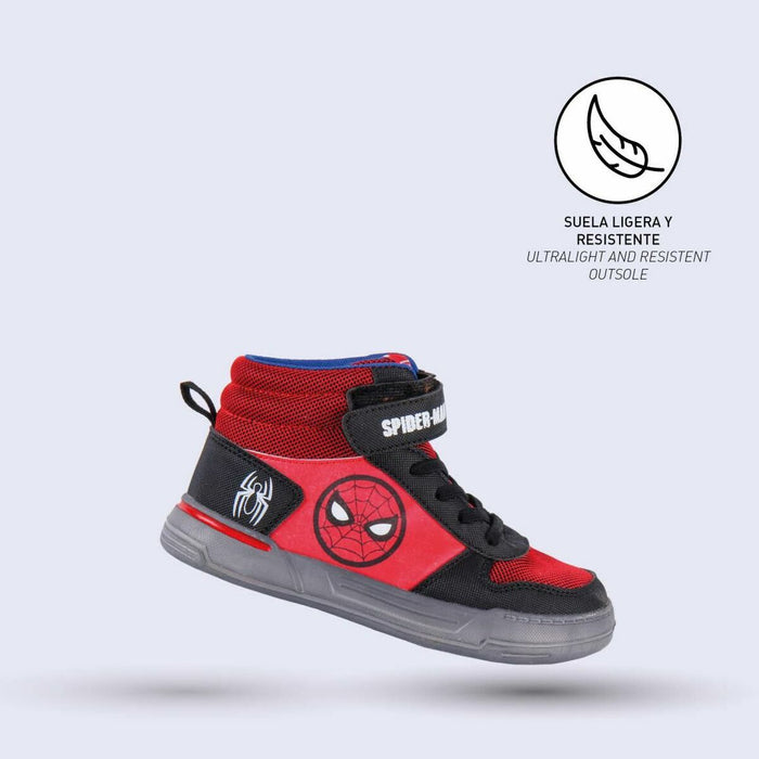 Cizme de zi cu zi pentru copii Spider-Man Roșu