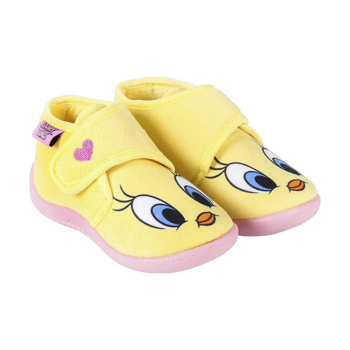 Papucii de Casă 3D Looney Tunes Galben
