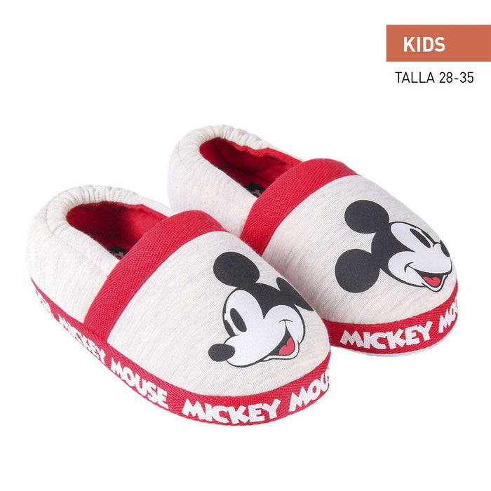 Papucii de Casă Mickey Mouse Gri deschis