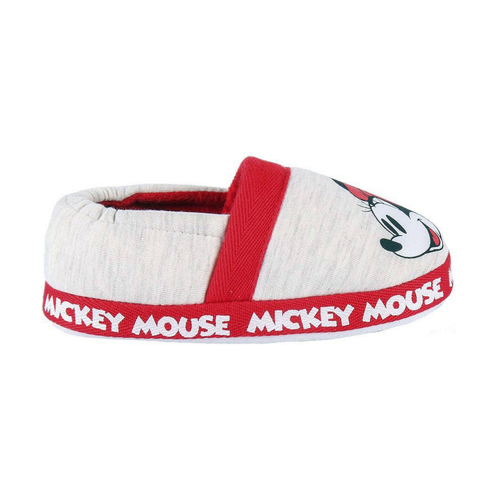 Papucii de Casă Minnie Mouse Gri deschis
