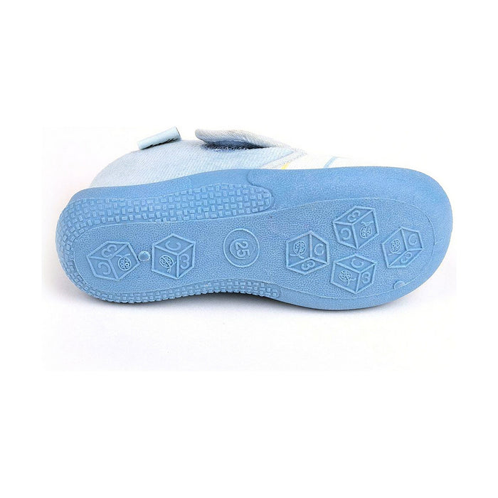Papucii de Casă 3D Blue Albastru închis