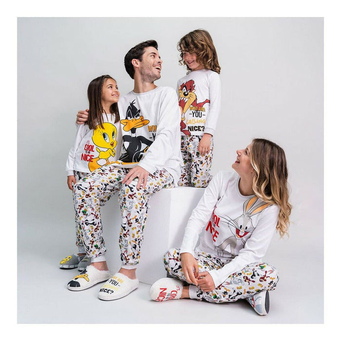 Pijama Looney Tunes Gri (Adulți) Bărbați