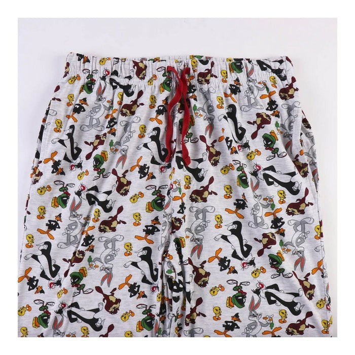 Pijama Looney Tunes Gri (Adulți) Bărbați