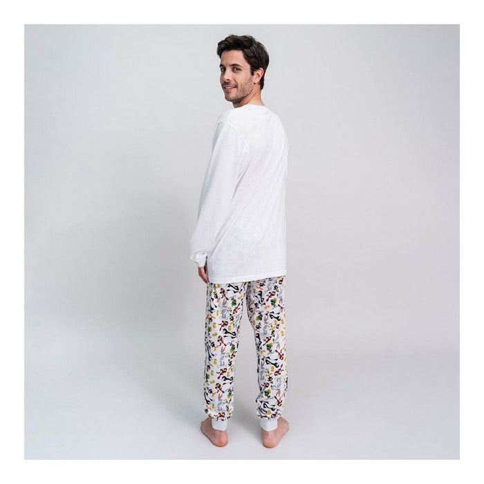 Pijama Looney Tunes Gri (Adulți) Bărbați