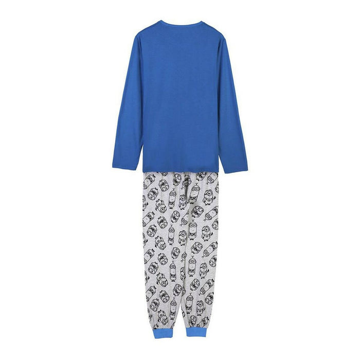 Pijama Minions Bărbați Albastru (Adulți)