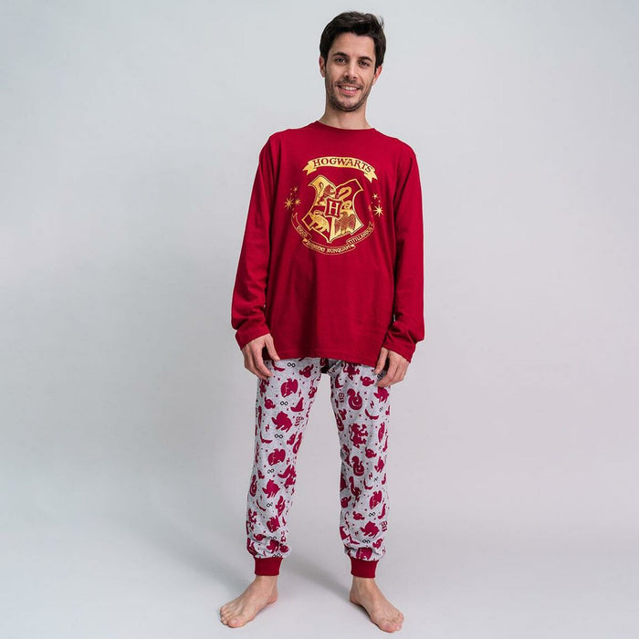 Pijama Harry Potter Roșu (Adulți) Bărbați
