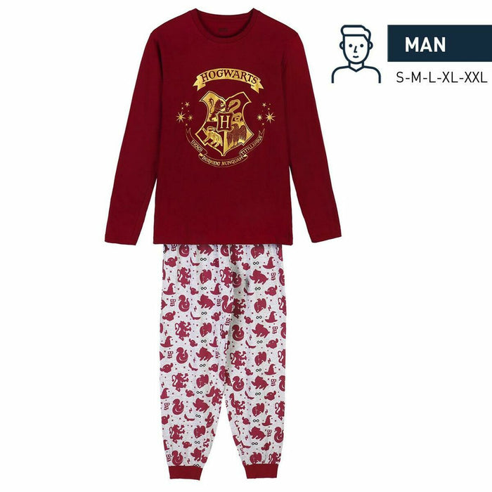 Pijama Harry Potter Roșu (Adulți) Bărbați