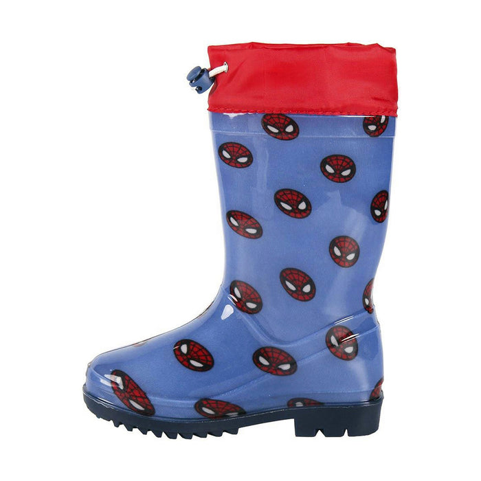 Cizme de Cauciuc pentru Copii Spider-Man Albastru